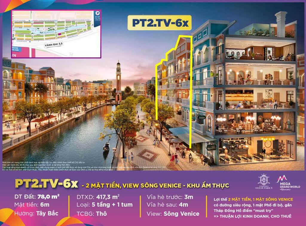 PT2.TV-6X - The Venice - Mega Grand World Hà Nội