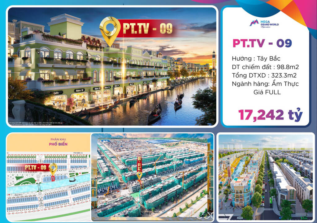 PT.TV-09 - The Venice - Mega Grand World Hà Nội