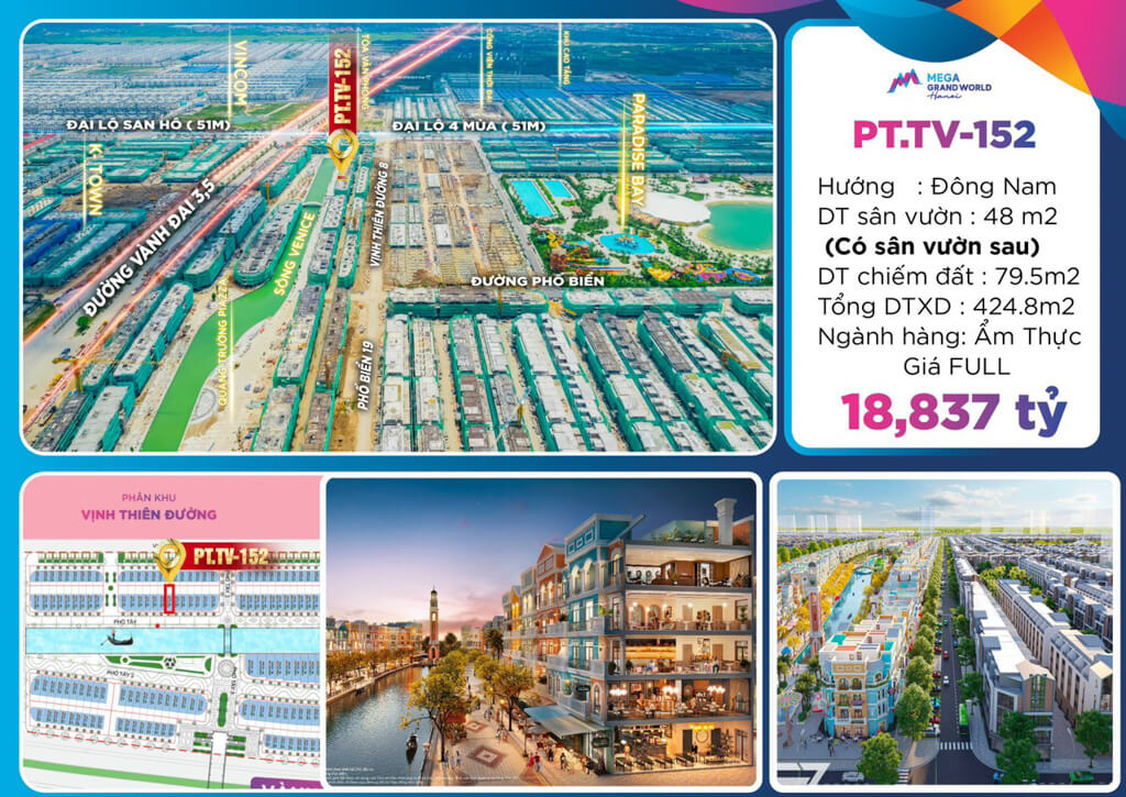 PT.TV-152 - The Venice - Mega Grand World Hà Nội